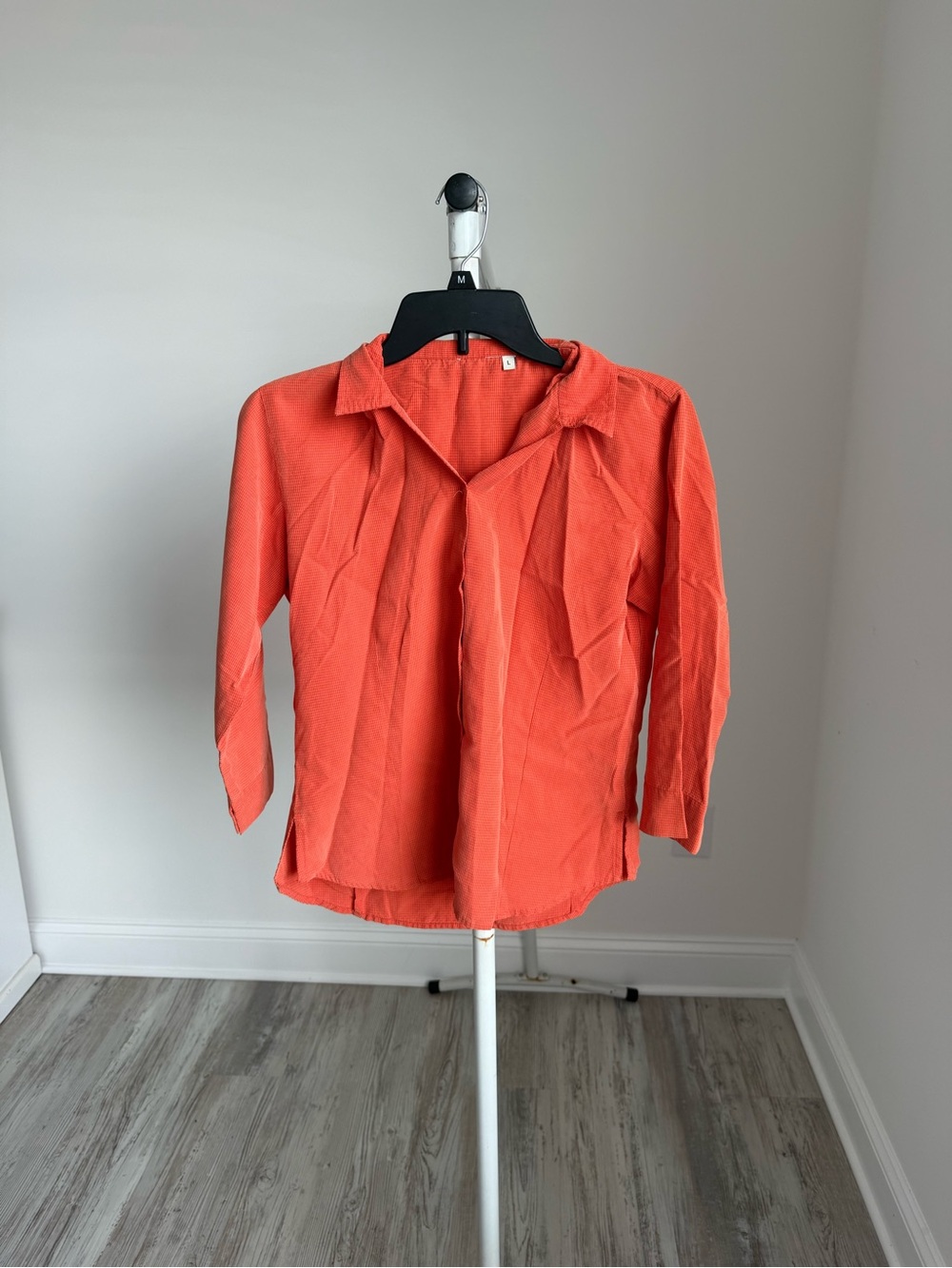 Women's Coral Button-Front Shirt